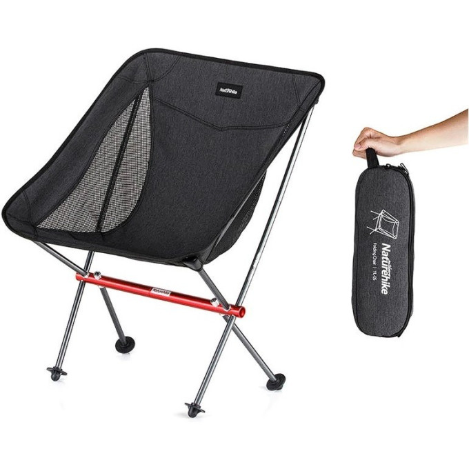 Стул складной NATUREHIKE NH18Y050-Z черный 6927595730676